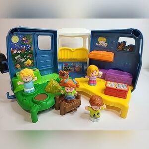 Fisher Price Little People Songs & Sounds Talking Camper RV Tested Works